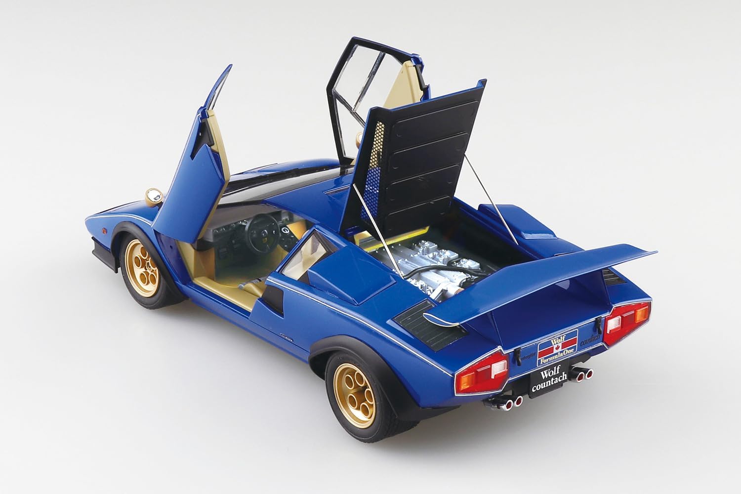 Aoshima 1/24 The Supercar No. 18 '76 Wolf Countach Ver.2