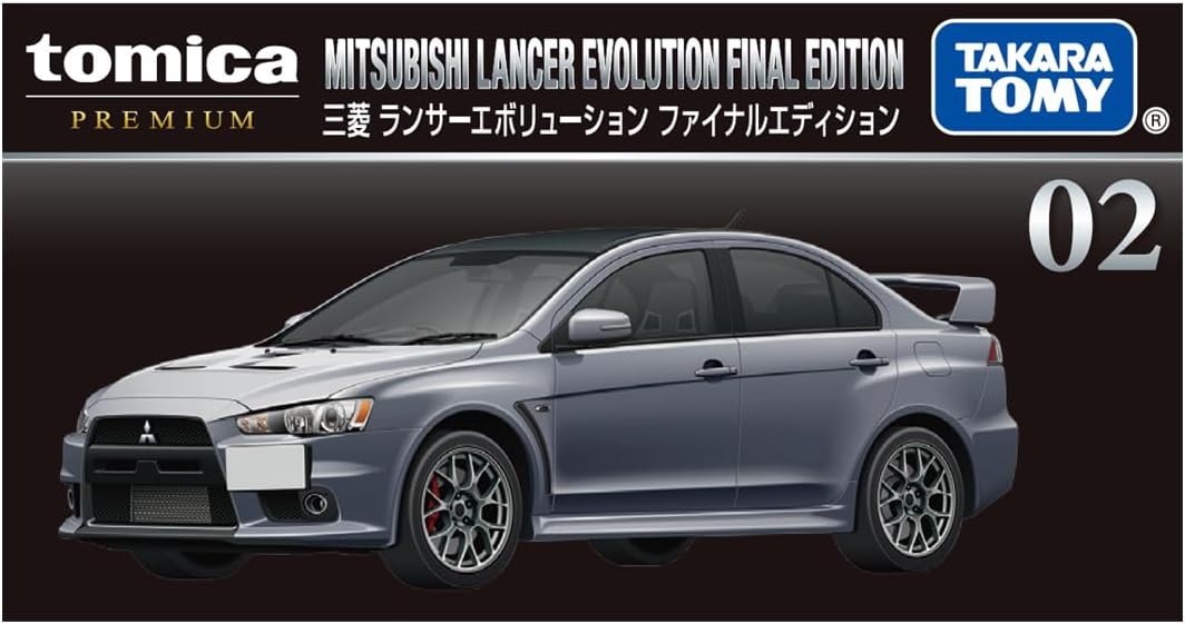 Tomica P 02 Mitsubishi Lancer Evolution Final - BanzaiHobby