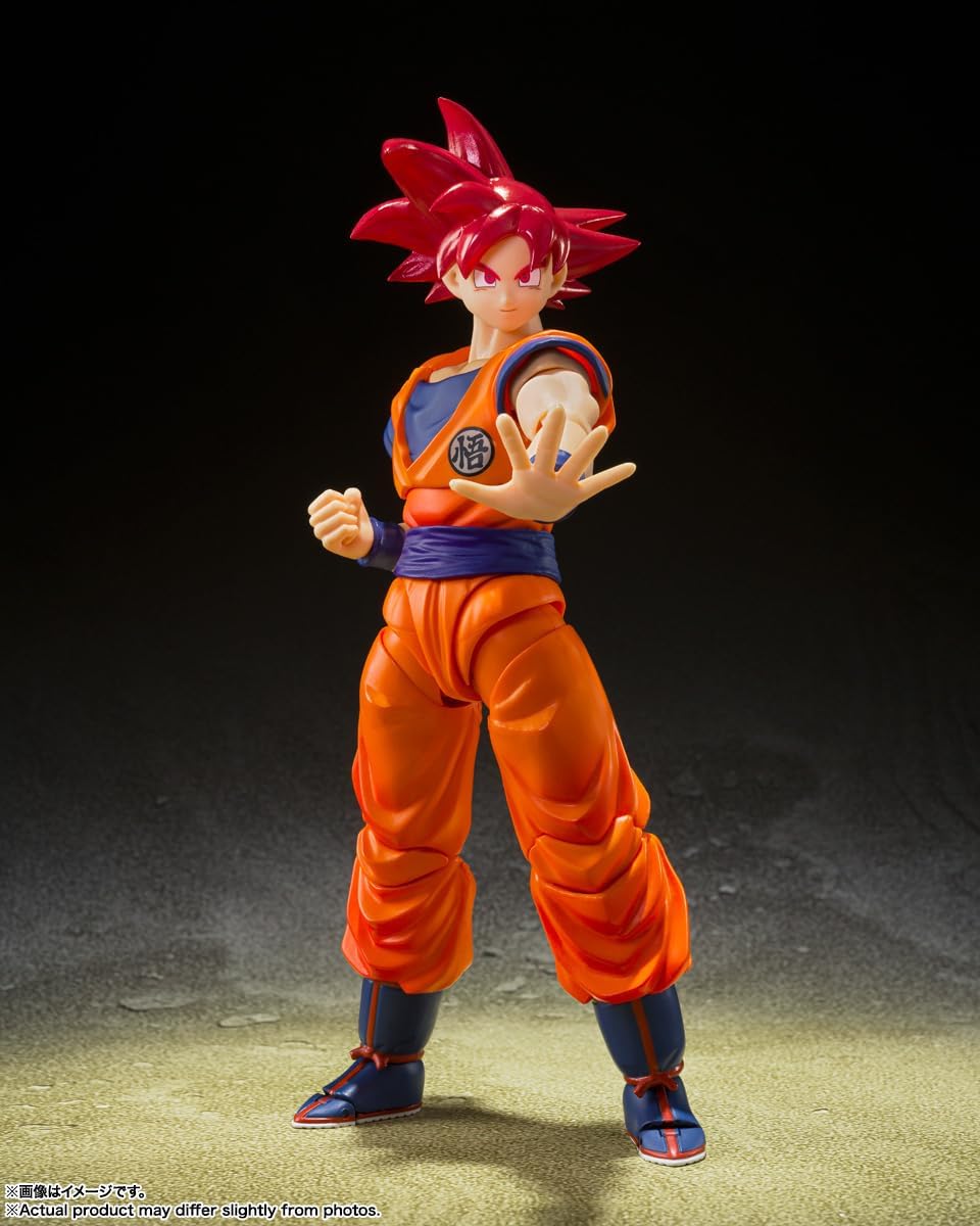 Bandai SHF Super Saiyan God Son Goku Saiyan God - BanzaiHobby