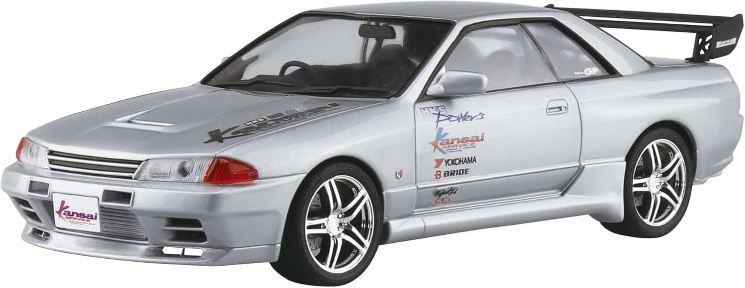Aoshima 1/24 The Tuned Car No.76 HKS Kansai BNR32 Skyline GT-R 1990 (Nissan) - BanzaiHobby