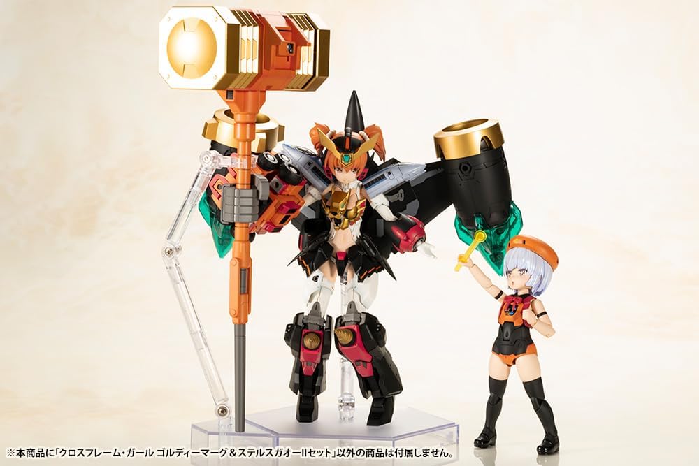 Kotobukiya CG010 GaoGaiGar Cross Frame Girl Goldie Marg & Stealth Gao II Set - BanzaiHobby