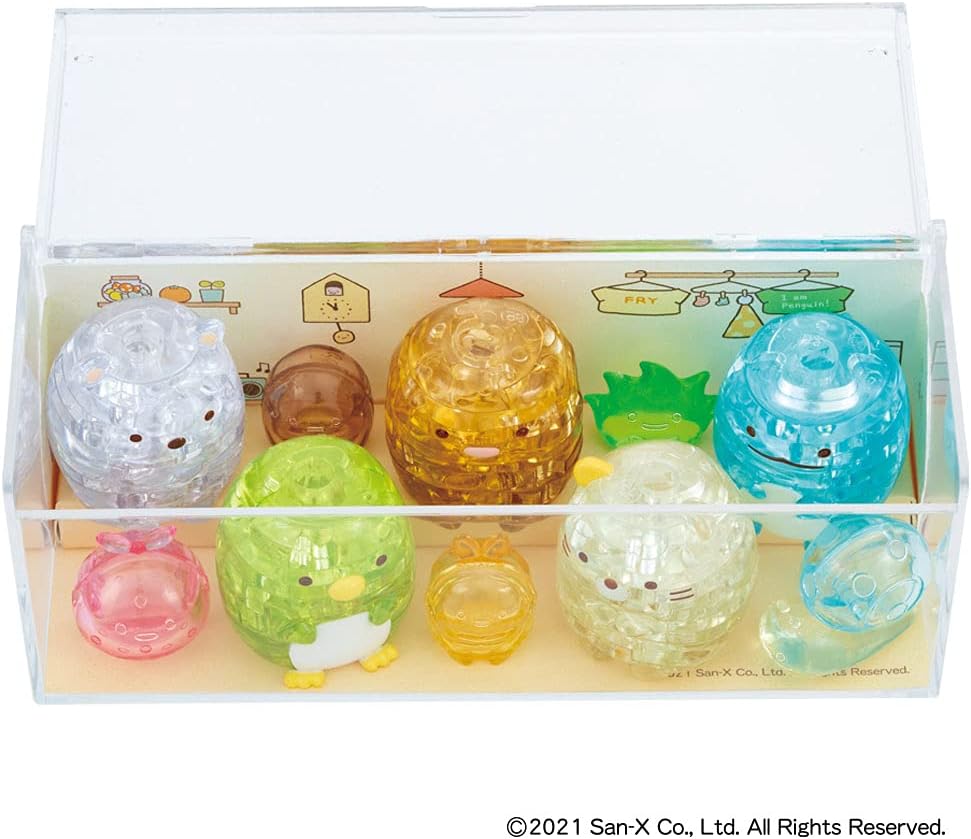 Beverly 50280 Crystal Puzzle Sumikko Gurashi, Adorable Display Case Included - BanzaiHobby