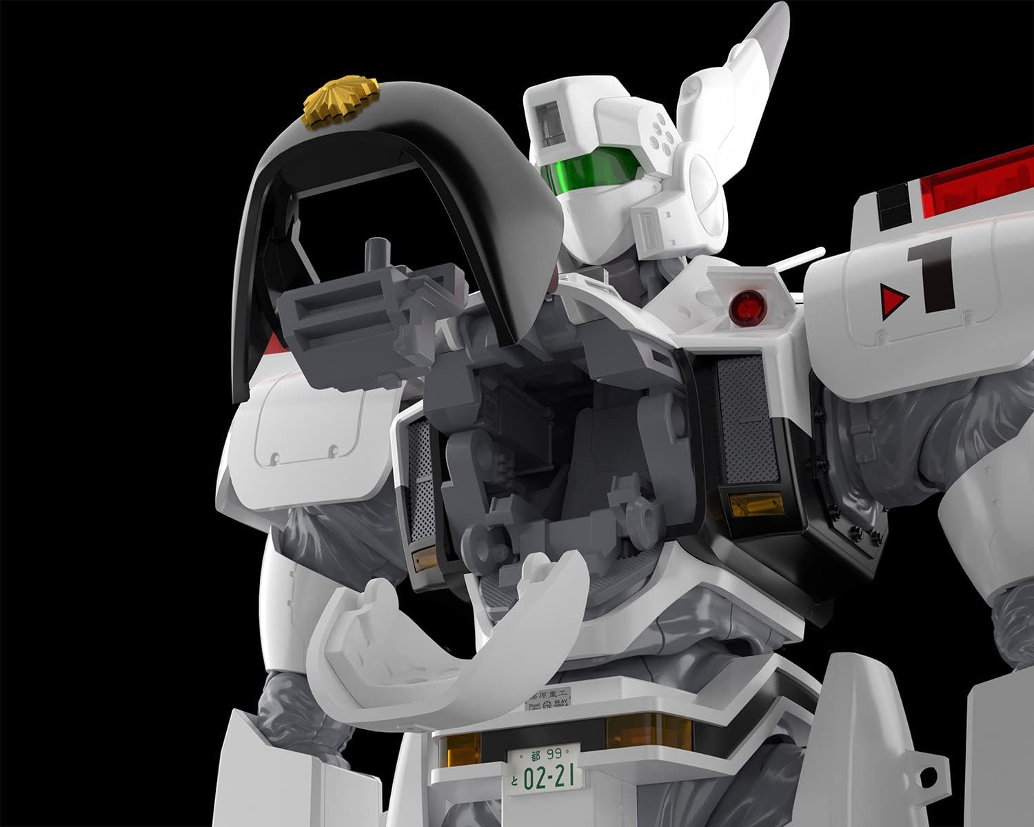 Aoshima ACKS MP-01 1/43 Mobile Police Patlabor AV-98 Ingram 1st + Special Command Vehicle Type 98 - BanzaiHobby