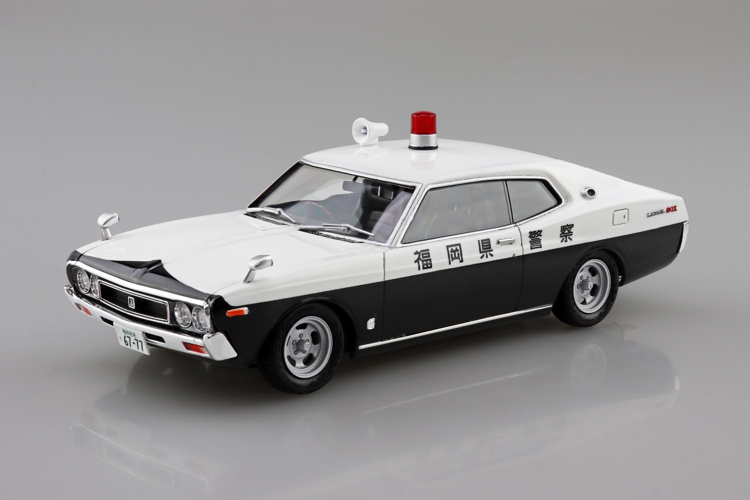 Aoshima 1/24 Seibu Keisatsu No.10 C130 Laurel HT Investigation Patrol Car - BanzaiHobby