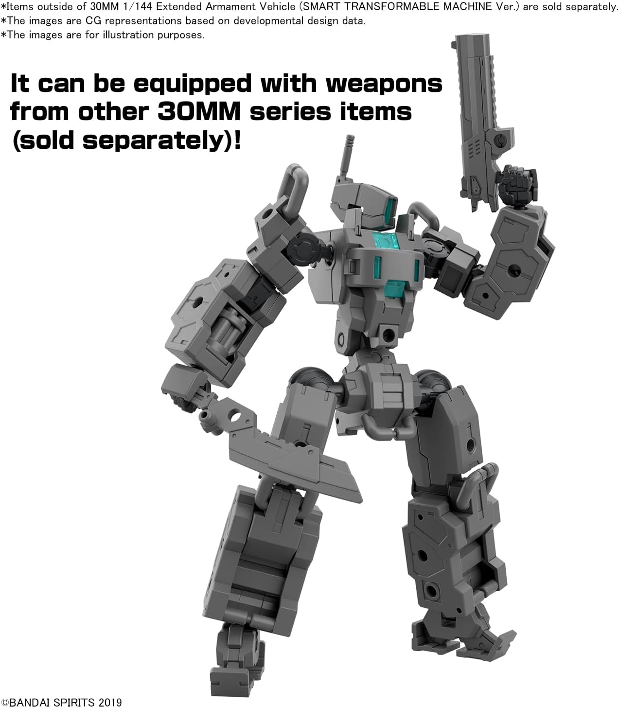 Bandai 30MM EV018 1/144 Exa Vehicle (Small Variable Machine) - BanzaiHobby