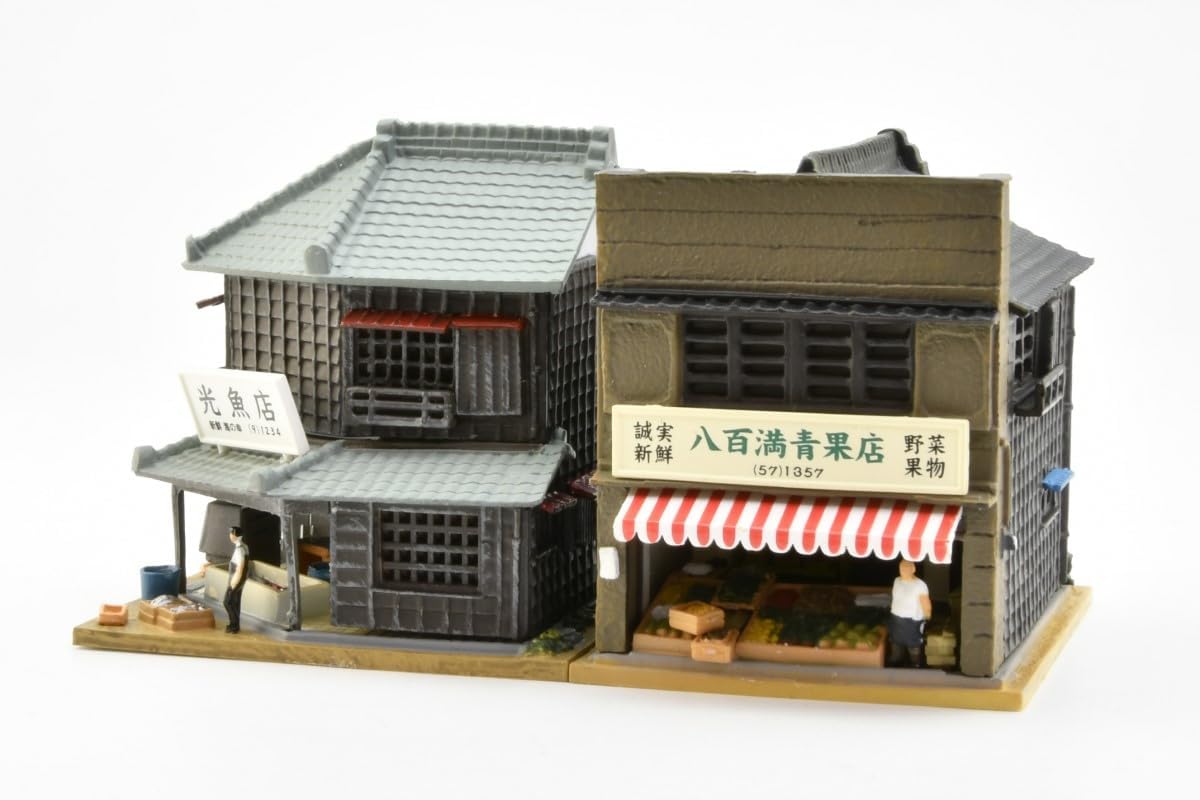 TOMYTEC 1/150 Building Collection 191 Fish Shop/Vegetable Shop 1R - BanzaiHobby