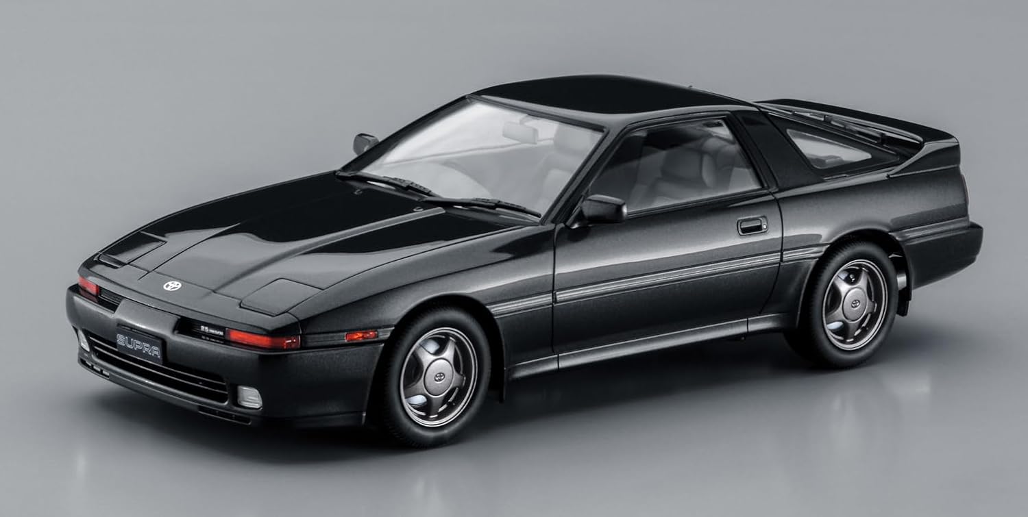 Hasegawa 20811 1/24 Toyota Supra A70 2.5GT Twin Turbo R 1990 Black Color - BanzaiHobby