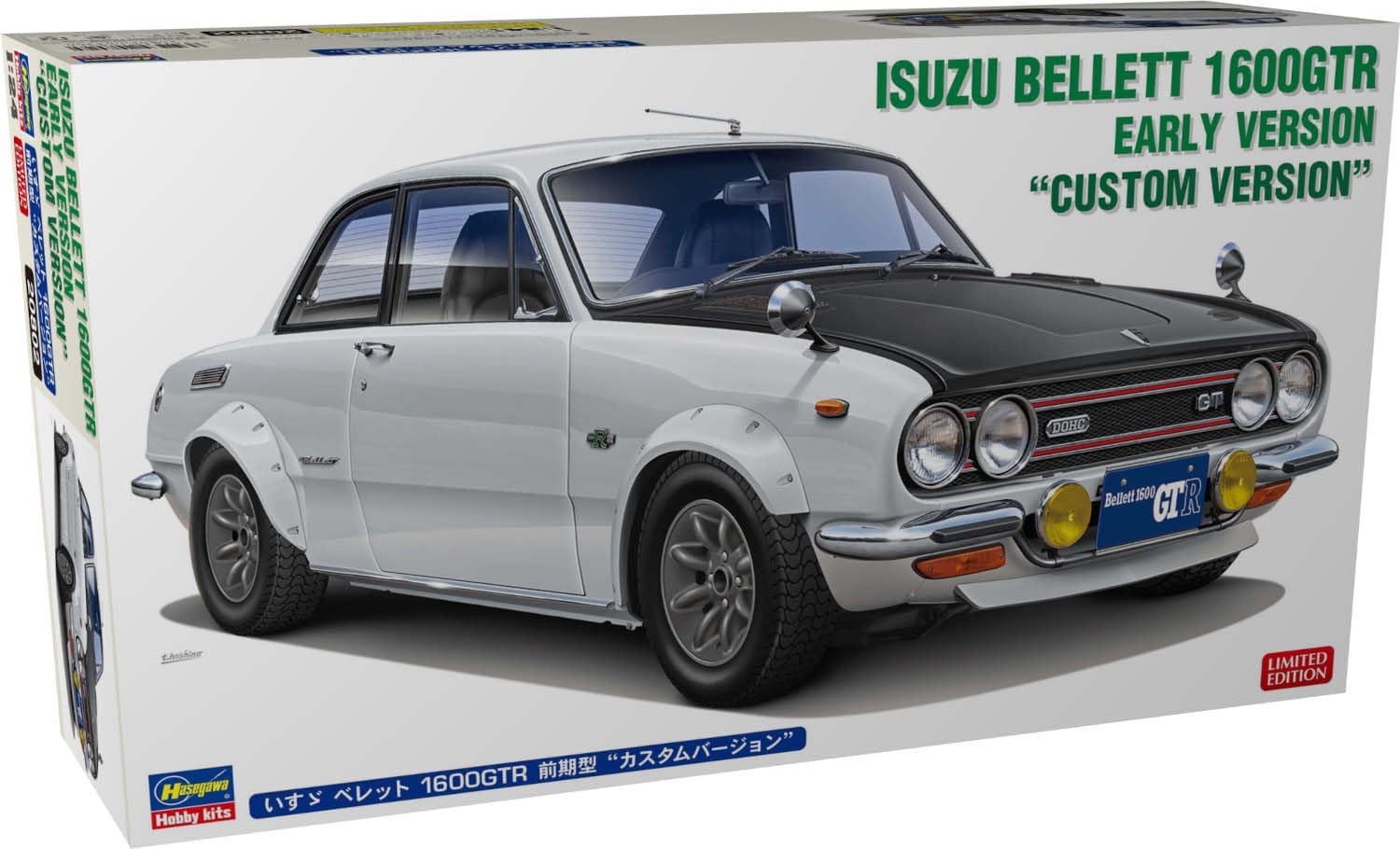 Hasegawa 20802 1/24 Isuzu Bellett 1600GTR Early Version Custom Version - BanzaiHobby
