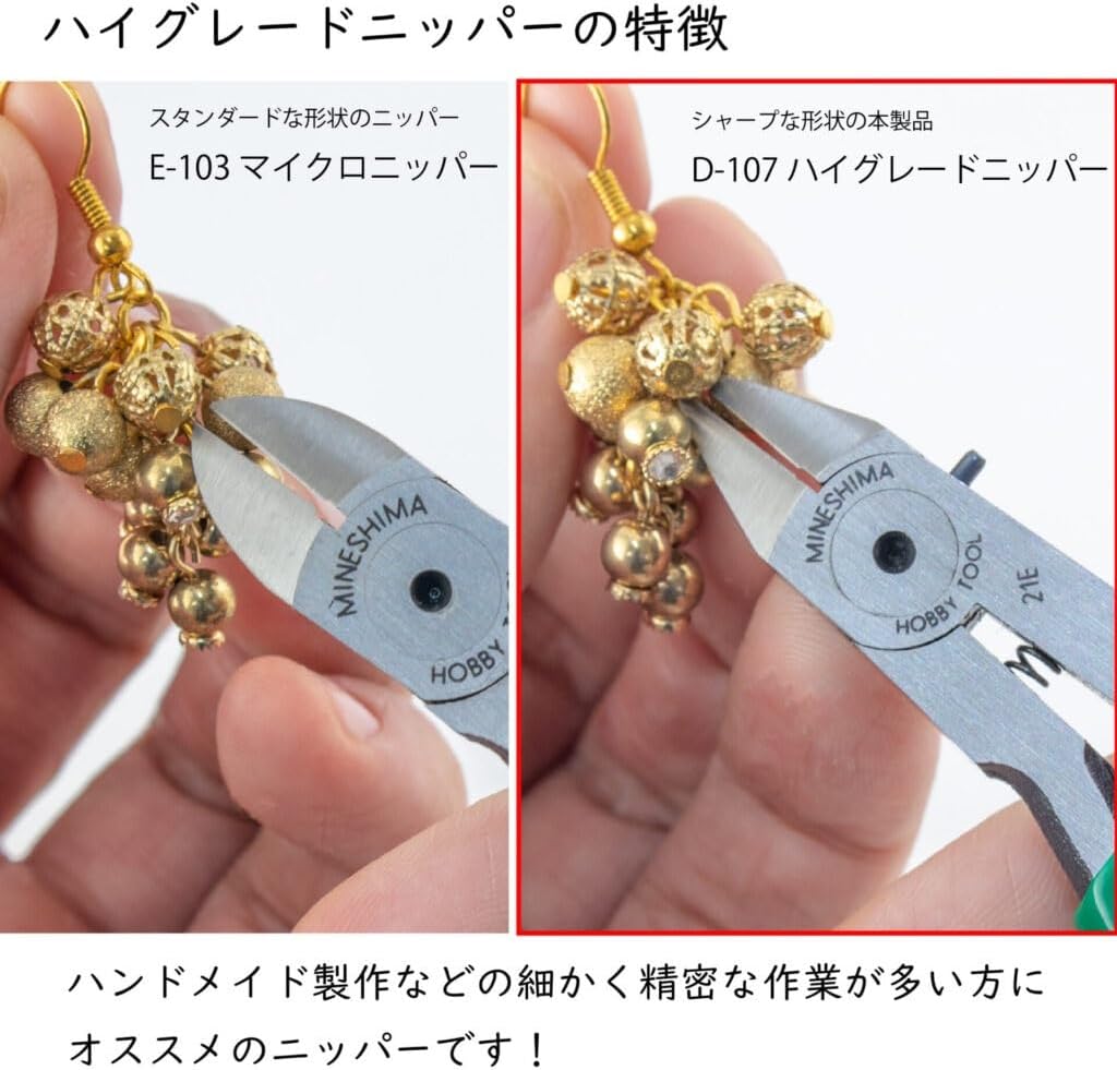 Mineshima D-107 High Grade Nipper 125 mm - BanzaiHobby