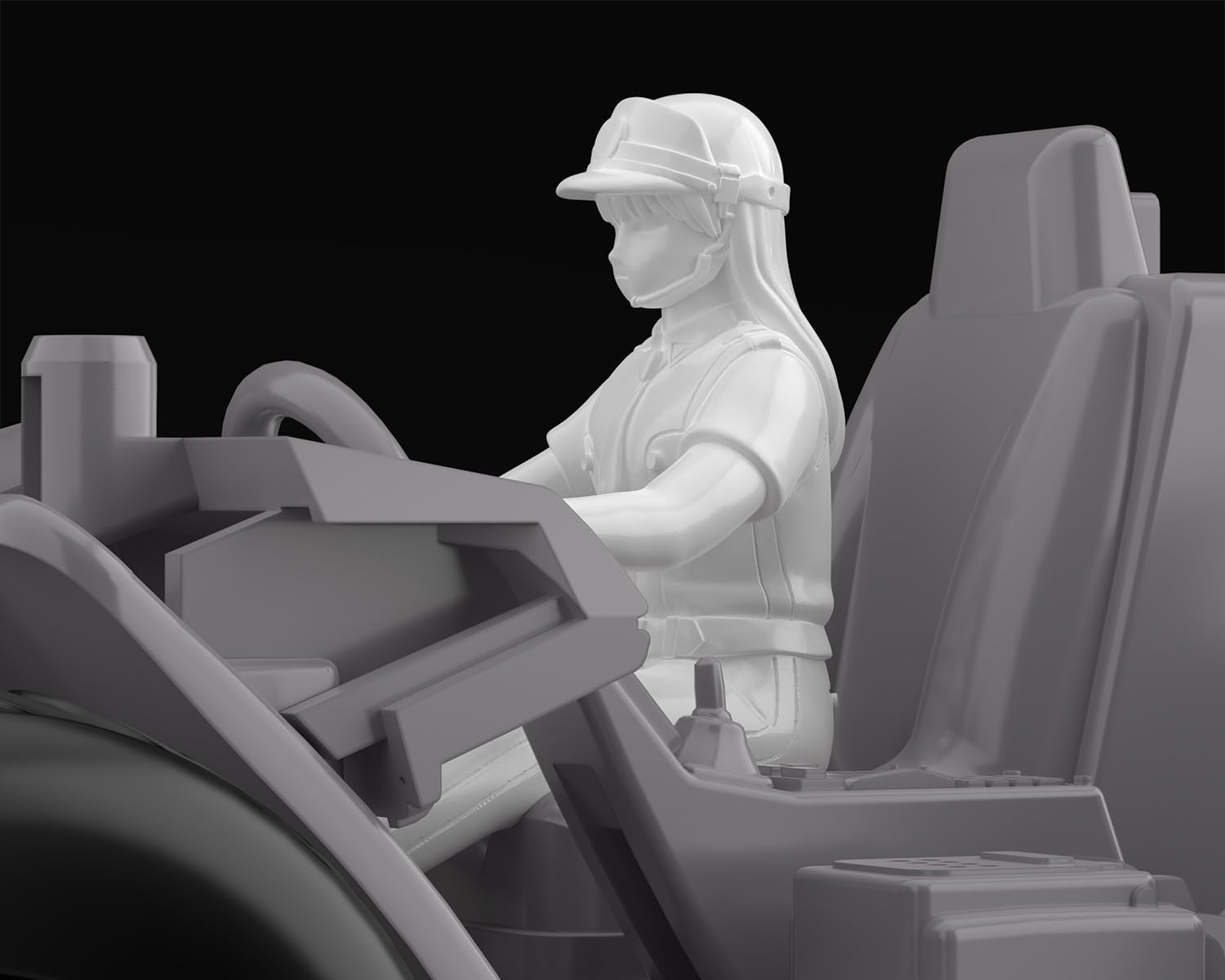 Aoshima ACKS MP-02 1/43 Mobile Police Patlabor AV-98 Ingram 2nd + Type 98 Special Command Vehicle Set - BanzaiHobby