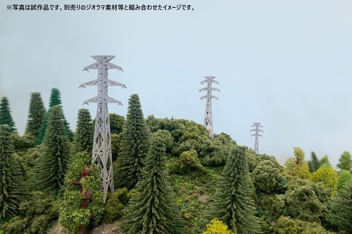 TOMYTEC Scene Accessories 143 Distant View Material Steel Tower Diorama Supplies - BanzaiHobby