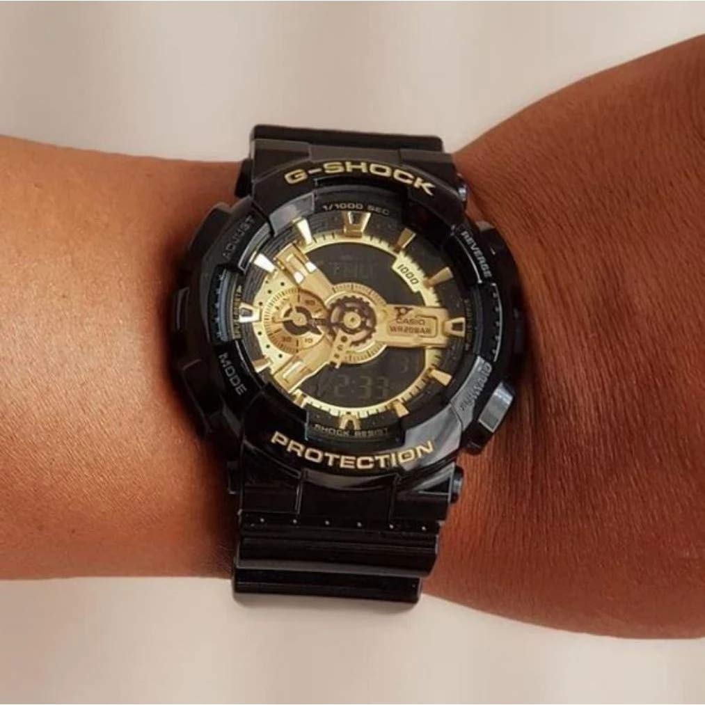 CASIO G-SHOCK GA-110GB-1ADR (日本型番 GA-110GB-1AJF ) Black × Gold Series(ブラック×ゴールドシリーズ) 海外モデル 逆輸入品 - BanzaiHobby
