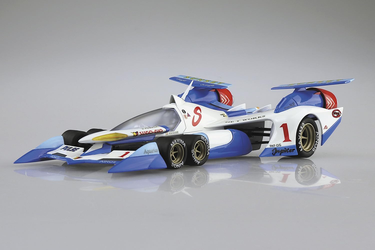 Aoshima 1/24 Cyber Formula 08 ν Asurada AKF-0/G (Lifting Turn Mode) - BanzaiHobby