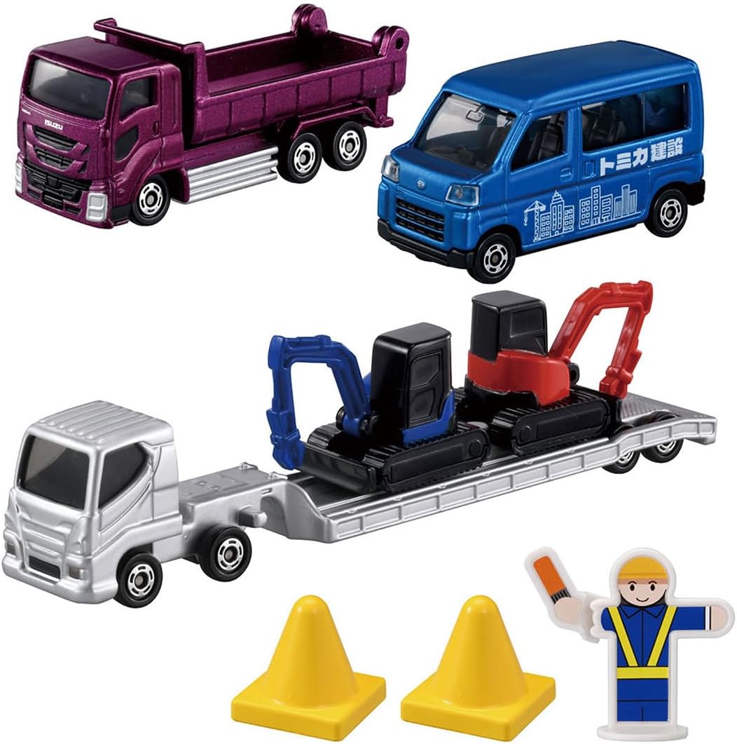 Tomica Gift Build a Town! Tomica Town Construction Site Set - BanzaiHobby
