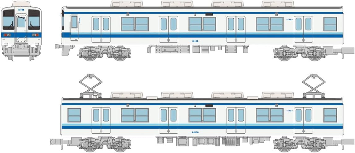 Tomytec Railway Collection MT01 Tobu Railway Set of 2 - BanzaiHobby