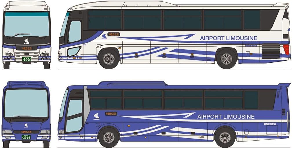 TOMYTEC 333203 The Bus Collection Kansai Airport Transportation 30th Anniversary Set of 2 - BanzaiHobby