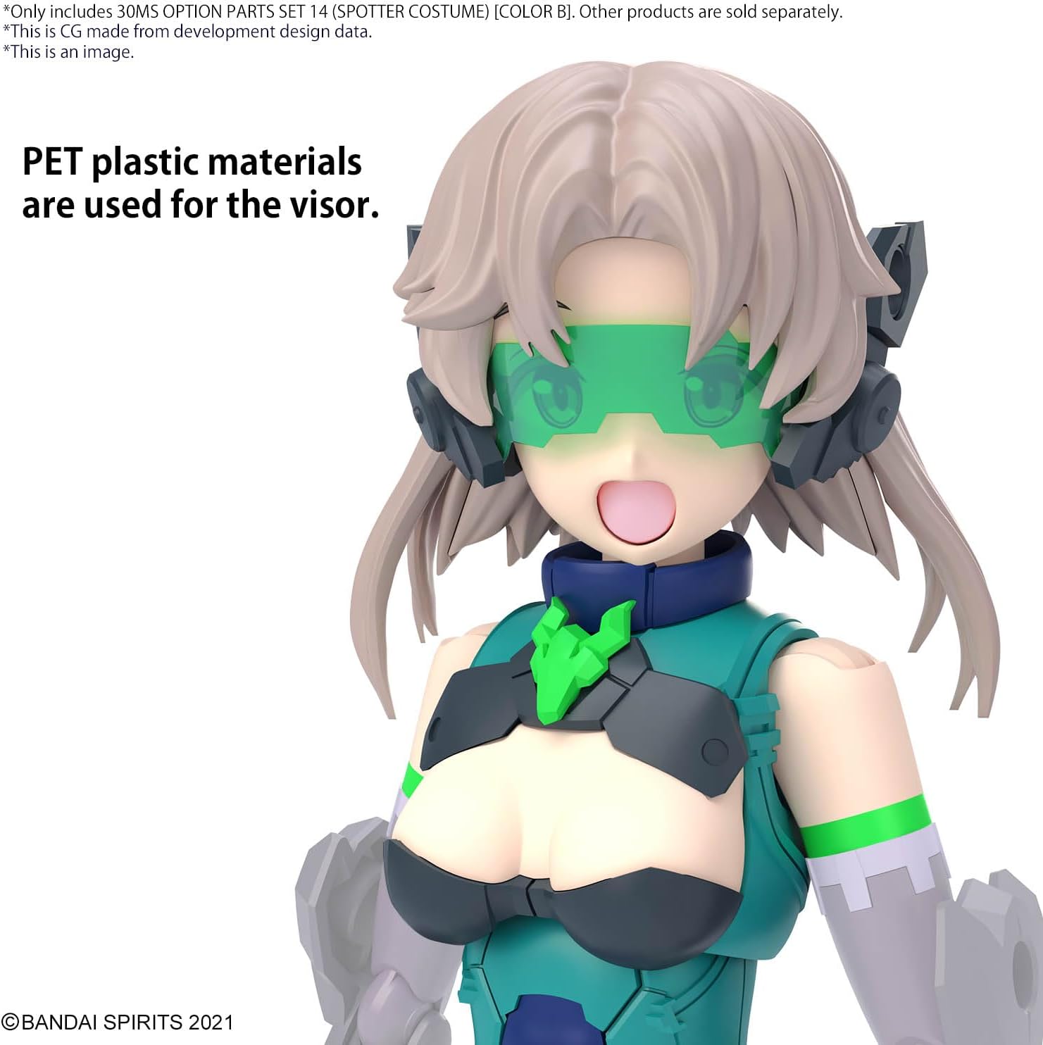 Bandai 30MS OP014 Option Parts Set 14 (Spotter Costume) Color B - BanzaiHobby