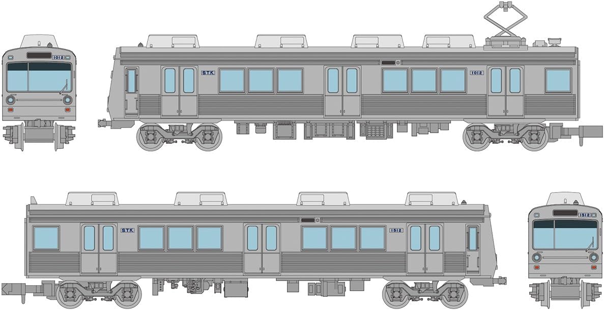 TOMYTEC The Railway Collection Shizuoka Railway Type 1000 (Distributed Air Conditioning) 2-Car Set - BanzaiHobby