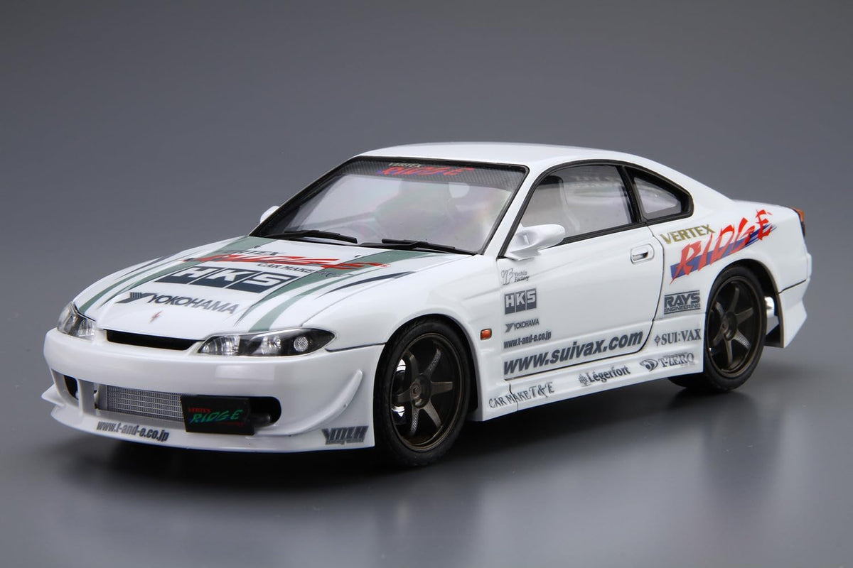 Aoshima 1/24 The Model Car No. 08 VERTEX S15 Silvia 1999 (Nissan) - BanzaiHobby