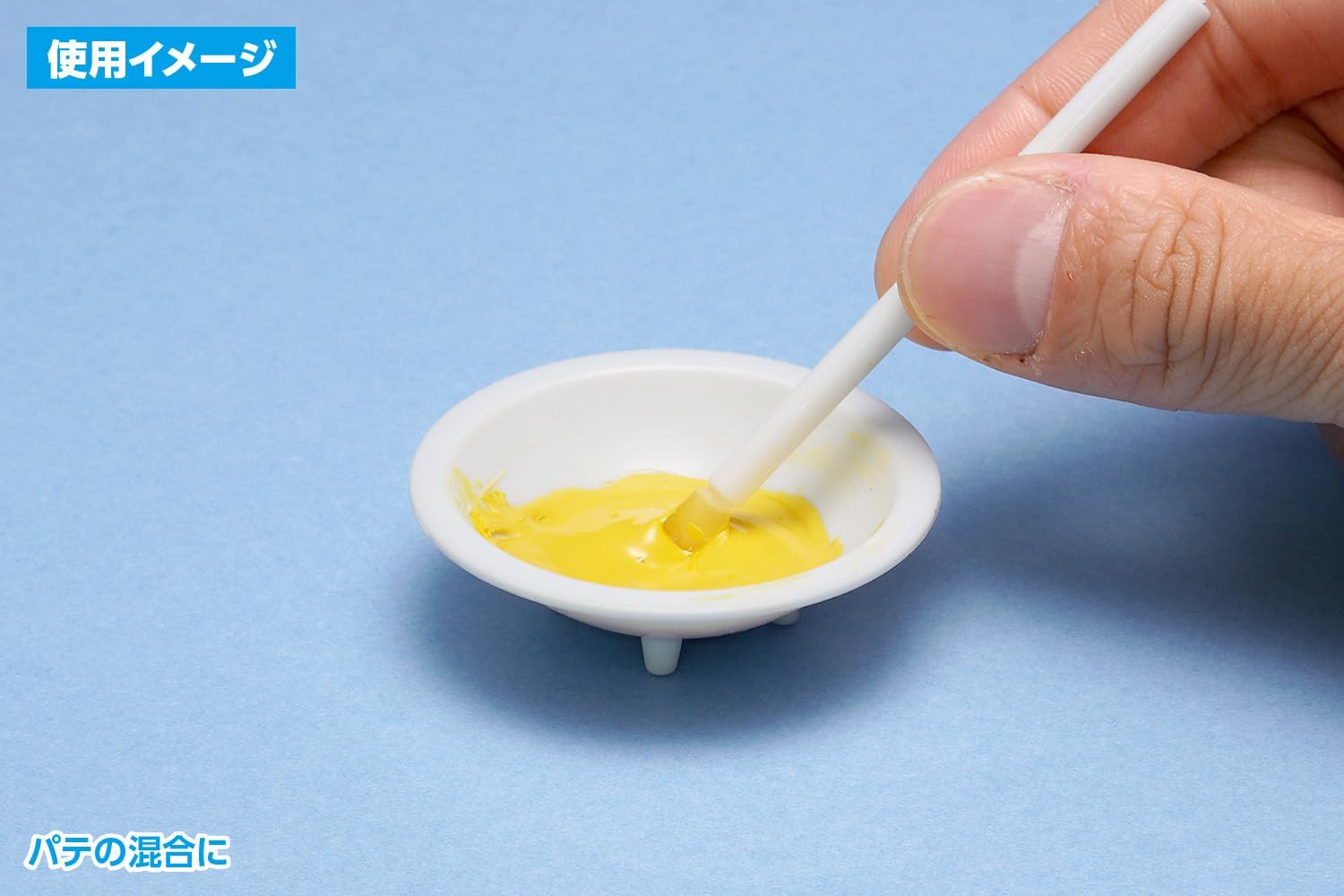 Wave OF-058 Finish Products Series Single Use Type Mixing Spatula, 12 Pieces - BanzaiHobby