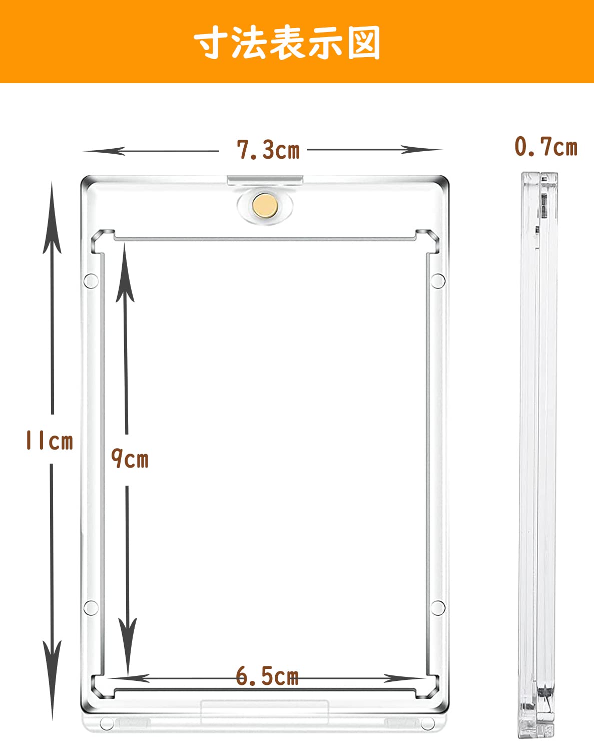 FFOGG マグネットローダー ポケカ ローダー UVカット マグネットホルダー 35pt 収納 トレカ保護ケース ケース 遊戯王カードケース ポケカ 磁石式 (ローダー10個) - BanzaiHobby