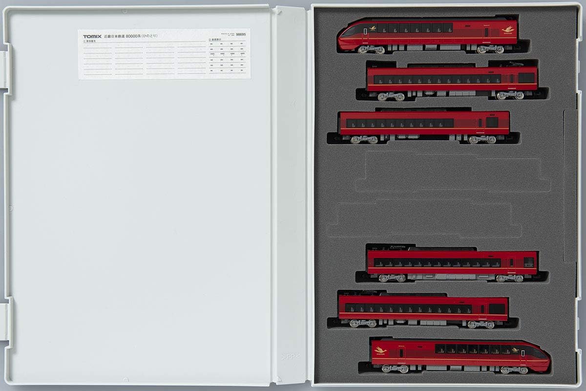 Tomix 98695 N-Gage Kinki Nippon Railway 80000 Series (Hinotori, 6-car train) set (6 cars) - BanzaiHobby