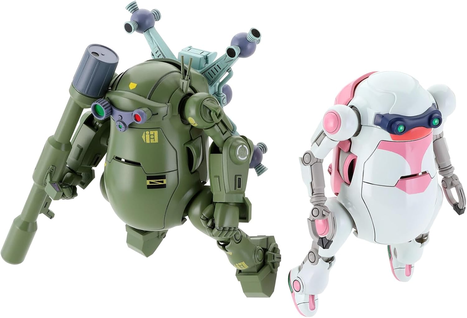 Hasegawa 64819 1/35 MechatroWeGo VOTOMS Collaboration Series Vol.5 Round Mover & Fyana (Set of 2) - BanzaiHobby