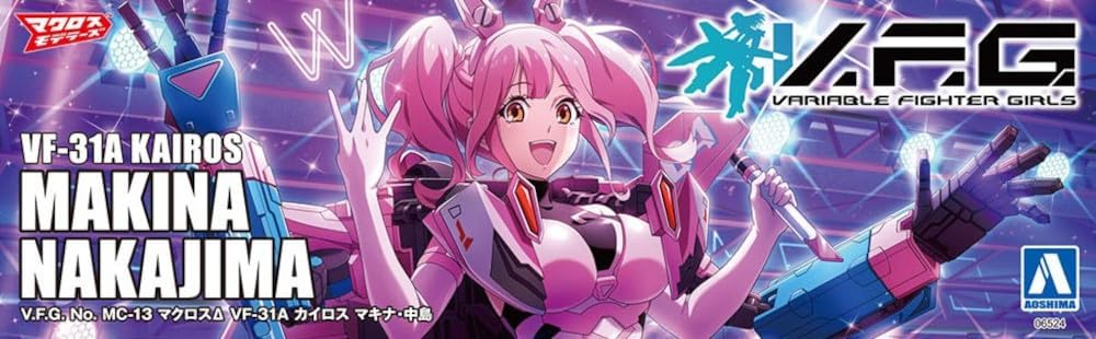 Aoshima MC-13 Bunka Kyozai VFG Macross Delta VF-31A Kairos Makina Nakajima - BanzaiHobby