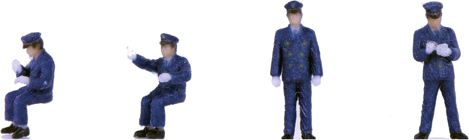 KATO 24-772 N Gauge Driver/Conductor A (Long Sleeve/Dark Blue) - BanzaiHobby