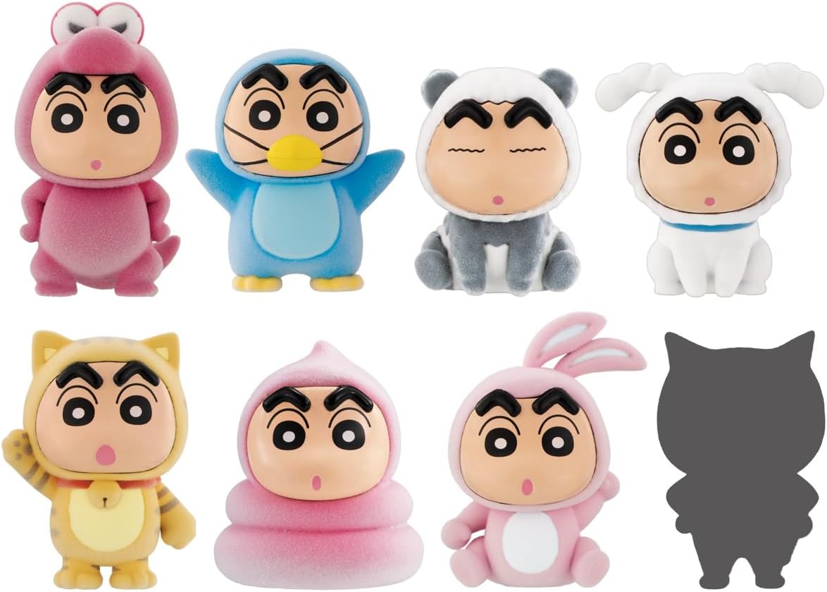 Bandai Kigurumi Crayon Shin-chan (set of 10) - BanzaiHobby