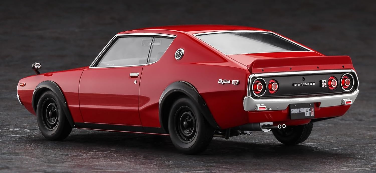Hasegawa 20818 1/24 Nissan Skyline 2000GT-R (KPGC110) Red Color (Kenmeri) - BanzaiHobby