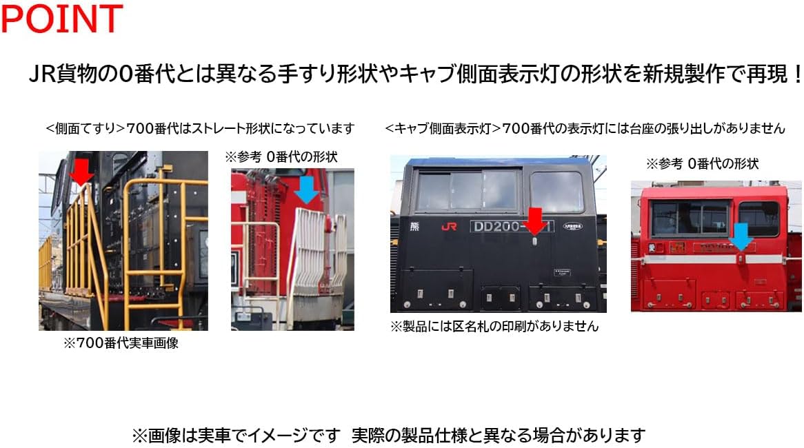 TOMIX 2262 N Gauge JR DD200-700 Type