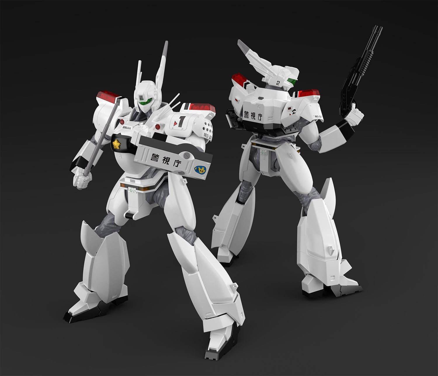 Aoshima ACKS MP-02 1/43 Mobile Police Patlabor AV-98 Ingram 2nd + Type 98 Special Command Vehicle Set - BanzaiHobby
