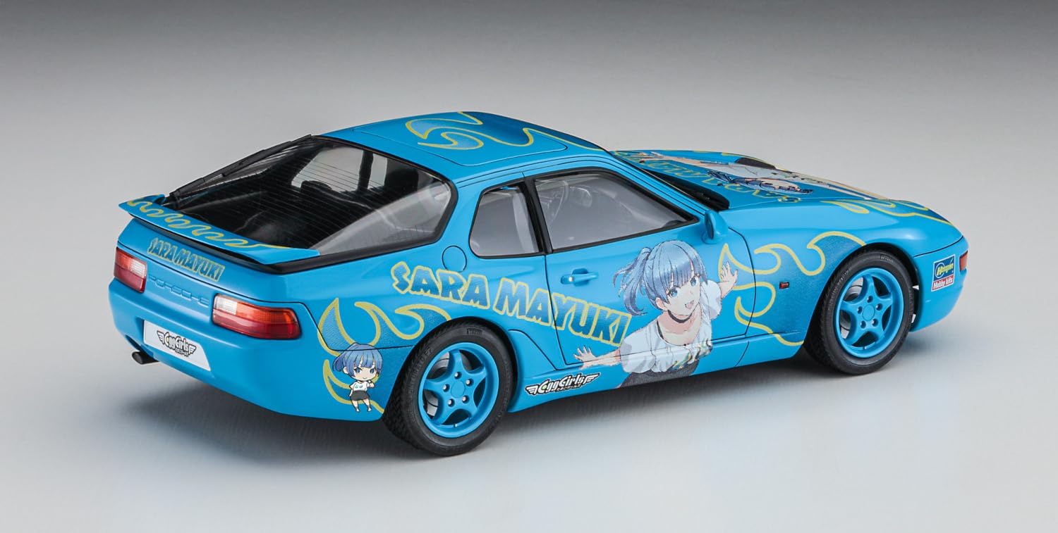 Hasegawa SP615 1/24 Porsche 968 Egg Girls Sara Maiyuki w/Figure - BanzaiHobby