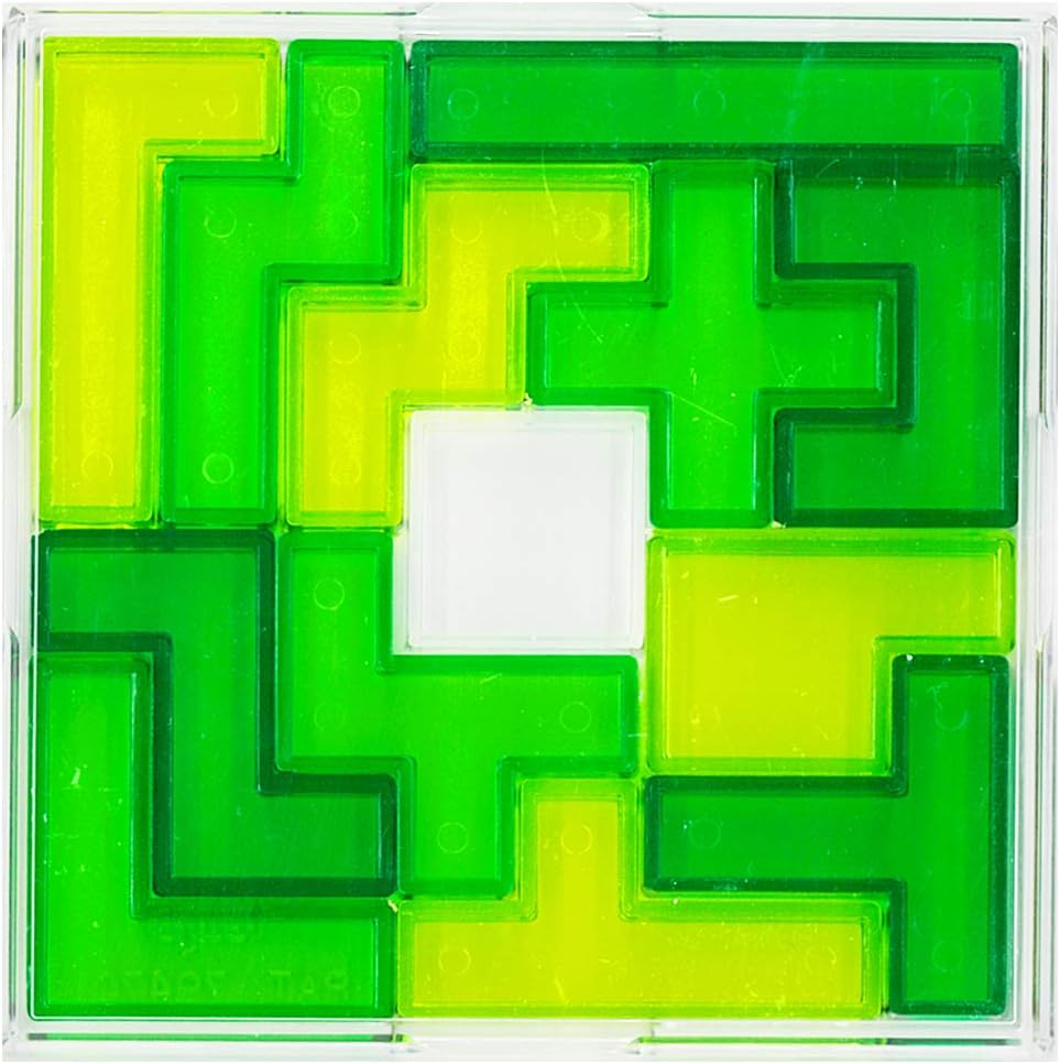 Tenyo TBB-04 Pentomino Brain Block Perpetual Puzzle, Level 4 - BanzaiHobby