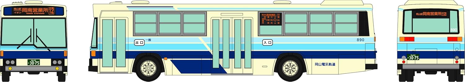 TOMYTEC The Bus Collection Okayama Electric Tramway Farewell Nishiko 58MC - BanzaiHobby