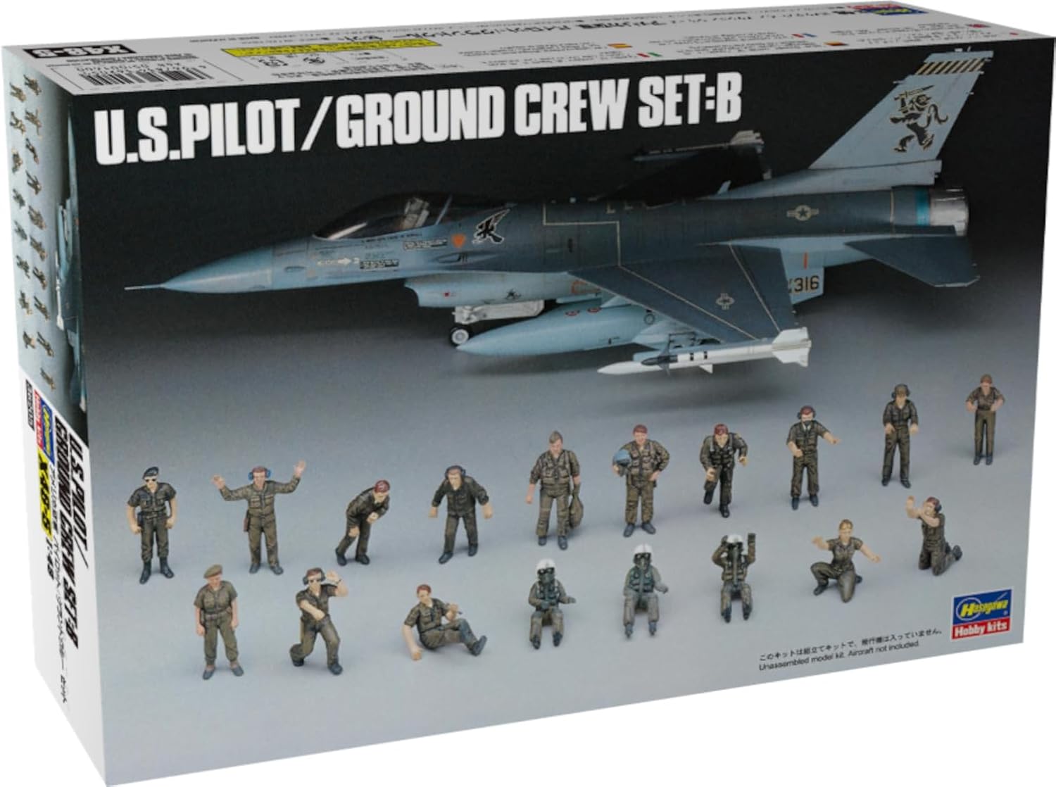 Hasegawa X48-05 1/48 US Ground Crew Set B - BanzaiHobby