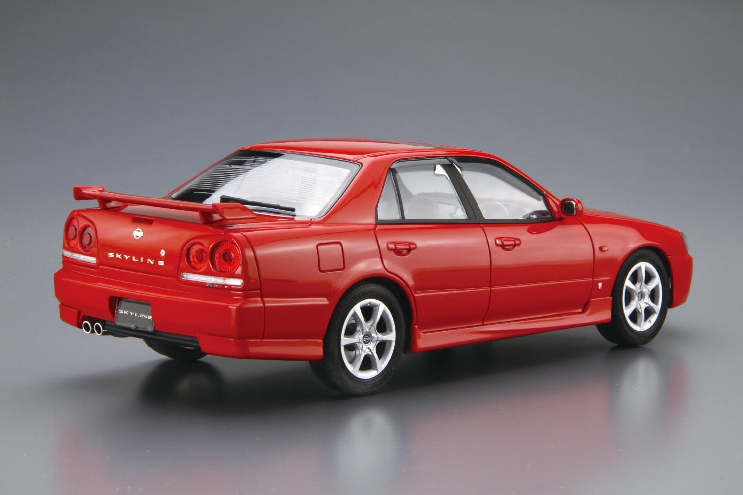Aoshima 1/24 The Model Car Series No.98 Nissan ER34 Skyline 25GT-X Turbo '98/25GT Turbo '01 - BanzaiHobby