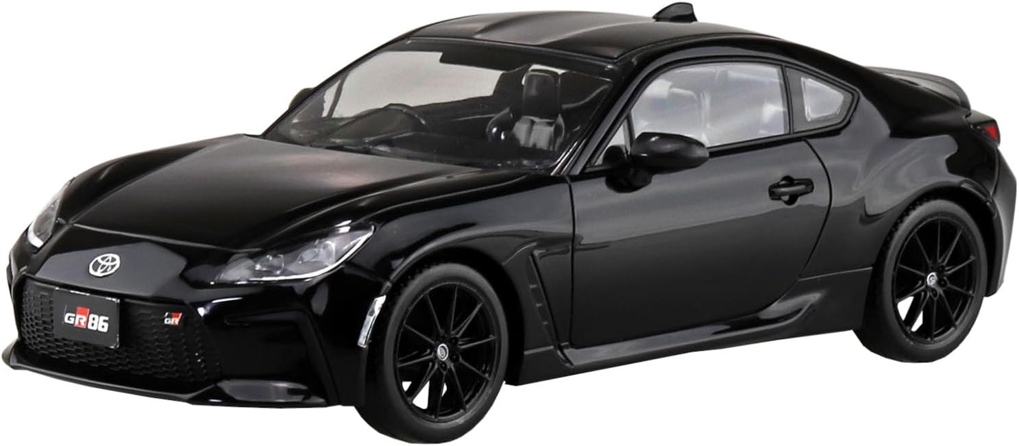Aoshima 1/32 Easy Plus Snap Kit 10-CB Toyota GR86 2021 Crystal Black Silica - BanzaiHobby