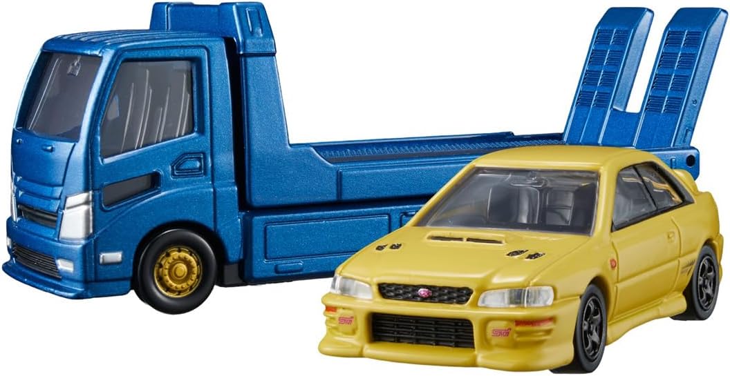 Tomica P Transporter Subaru Impreza WRX Type R Sti - BanzaiHobby