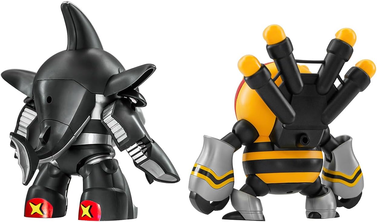 Wave KM-142 QOSMOS Series Sharkler & Spydon Set (B-Robo Kabutack) - BanzaiHobby