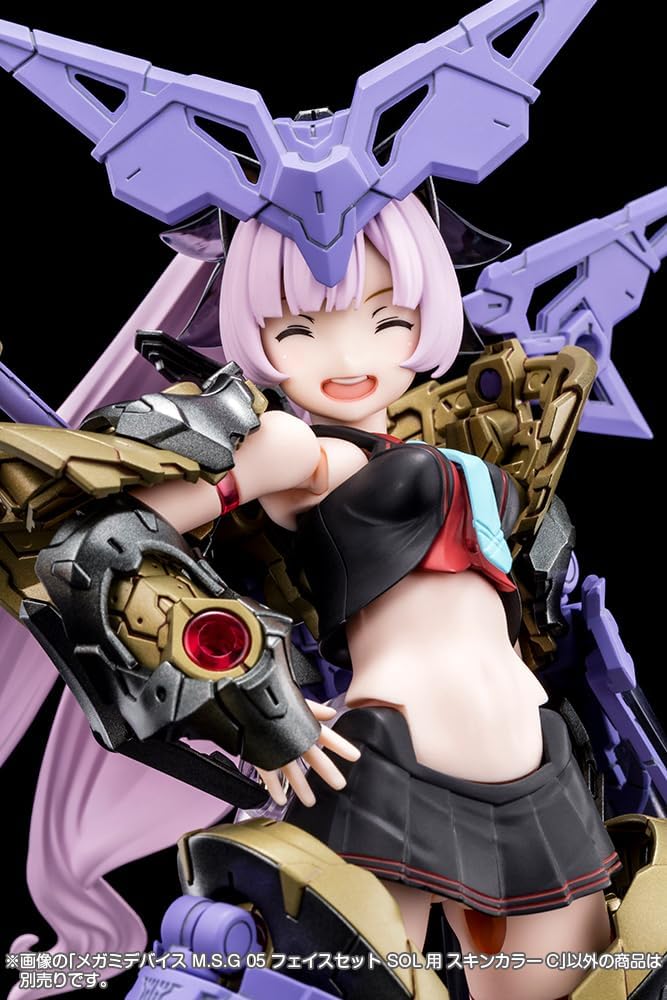 Kotobukiya KP737 Megami Device M.S.G 05 Face Set for SOL Skin Color C - BanzaiHobby