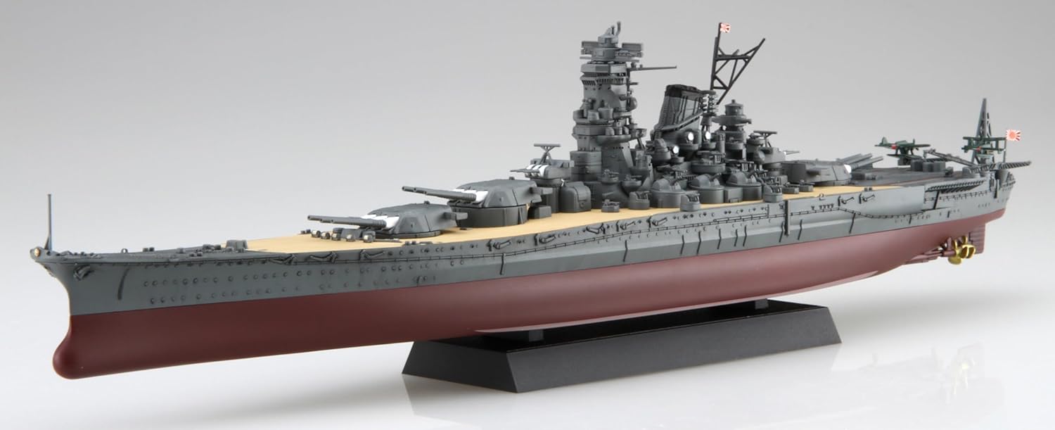 Fujimi 461045 1/700 Ship NEXT Series No.9 EX-201 Japanese Navy Battleship Yamato 195/Operation Kinkichi (With Etching Parts) - BanzaiHobby