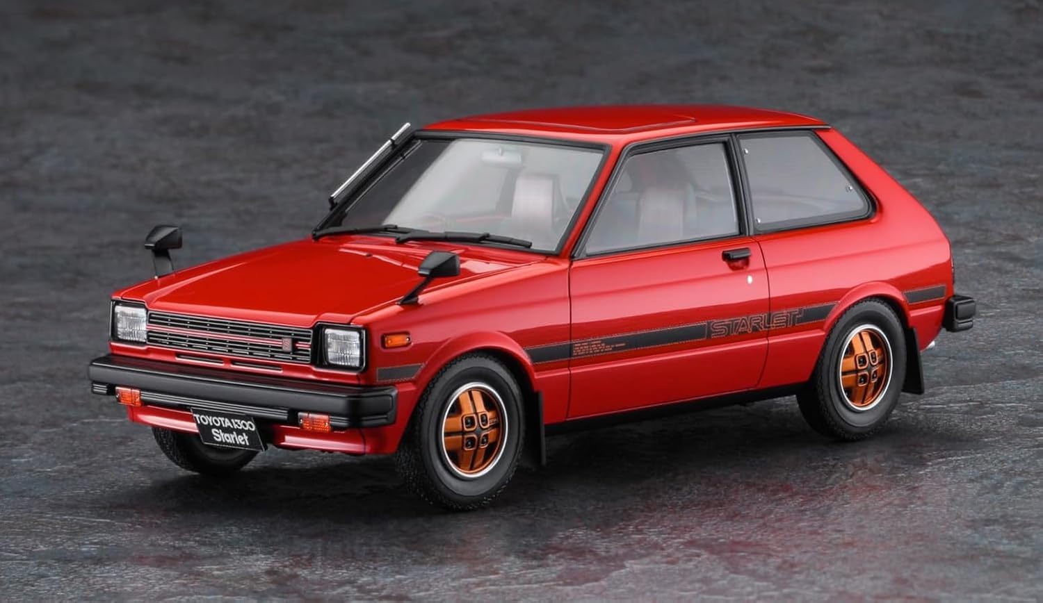 Hasegawa HC063 1/24 Historic Car Series Toyota Starlet KP61 S (3 Doors) Mid-model (1980) - BanzaiHobby