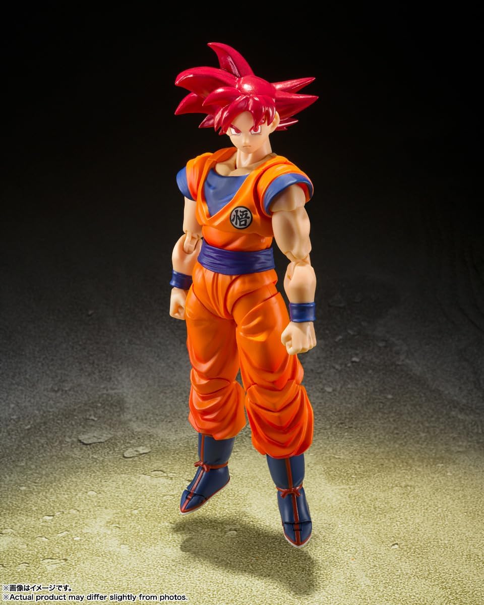Bandai SHF Super Saiyan God Son Goku Saiyan God - BanzaiHobby