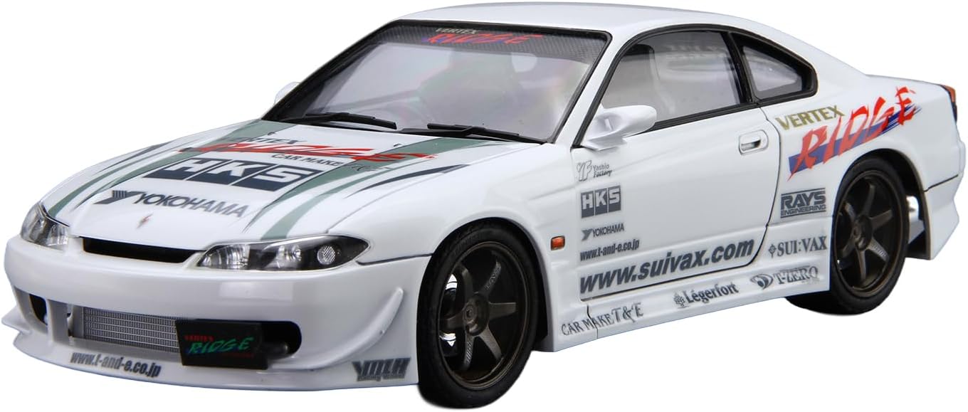 Aoshima 1/24 The Model Car No. 08 VERTEX S15 Silvia 1999 (Nissan