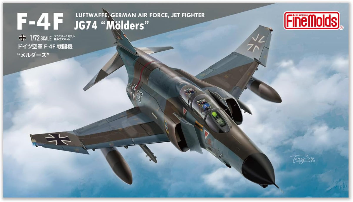 Fine Molds FX13 1/72 F-4F Luftwaffe German Air Force F-4F Jet Fighter JG74 Molders