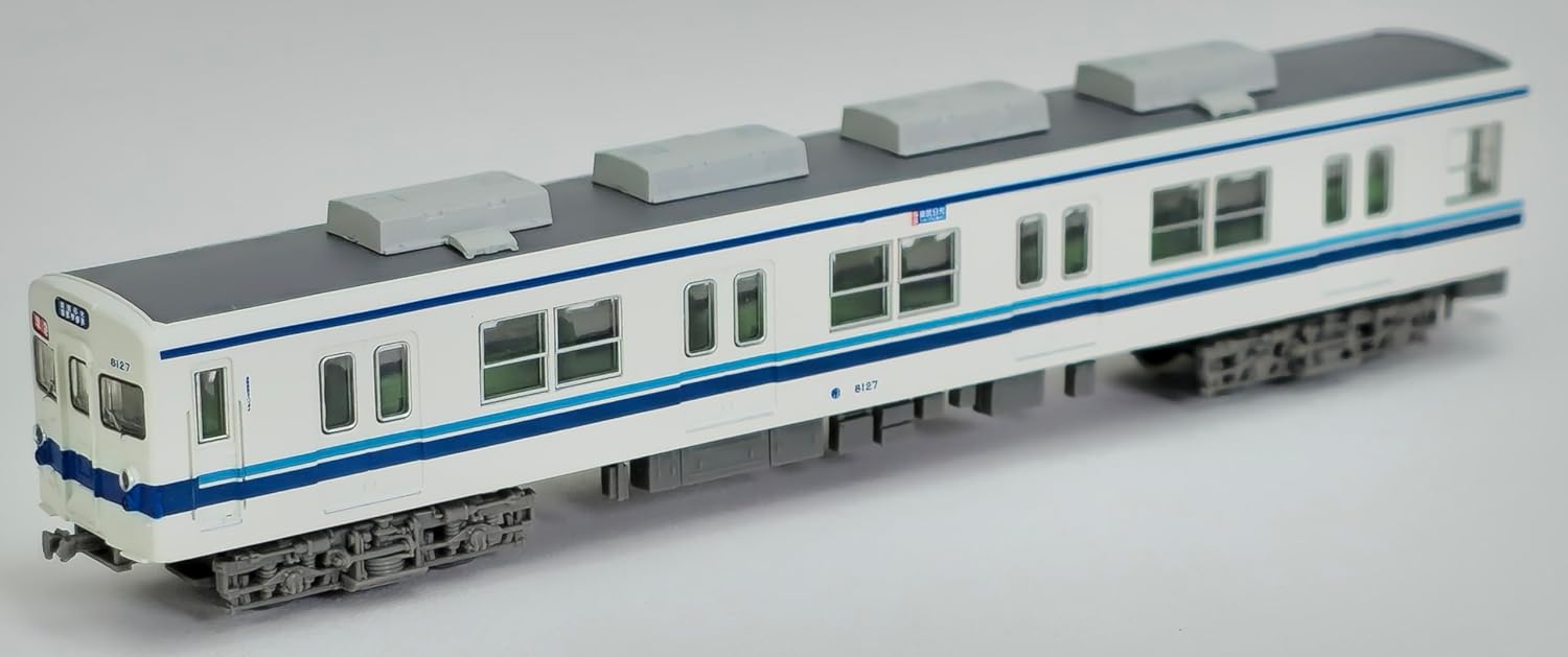 TOMYTEC The Railway Collection Tobu Railway 8000 Series Early Repair Car 8127 Formation 4 Car Set - BanzaiHobby