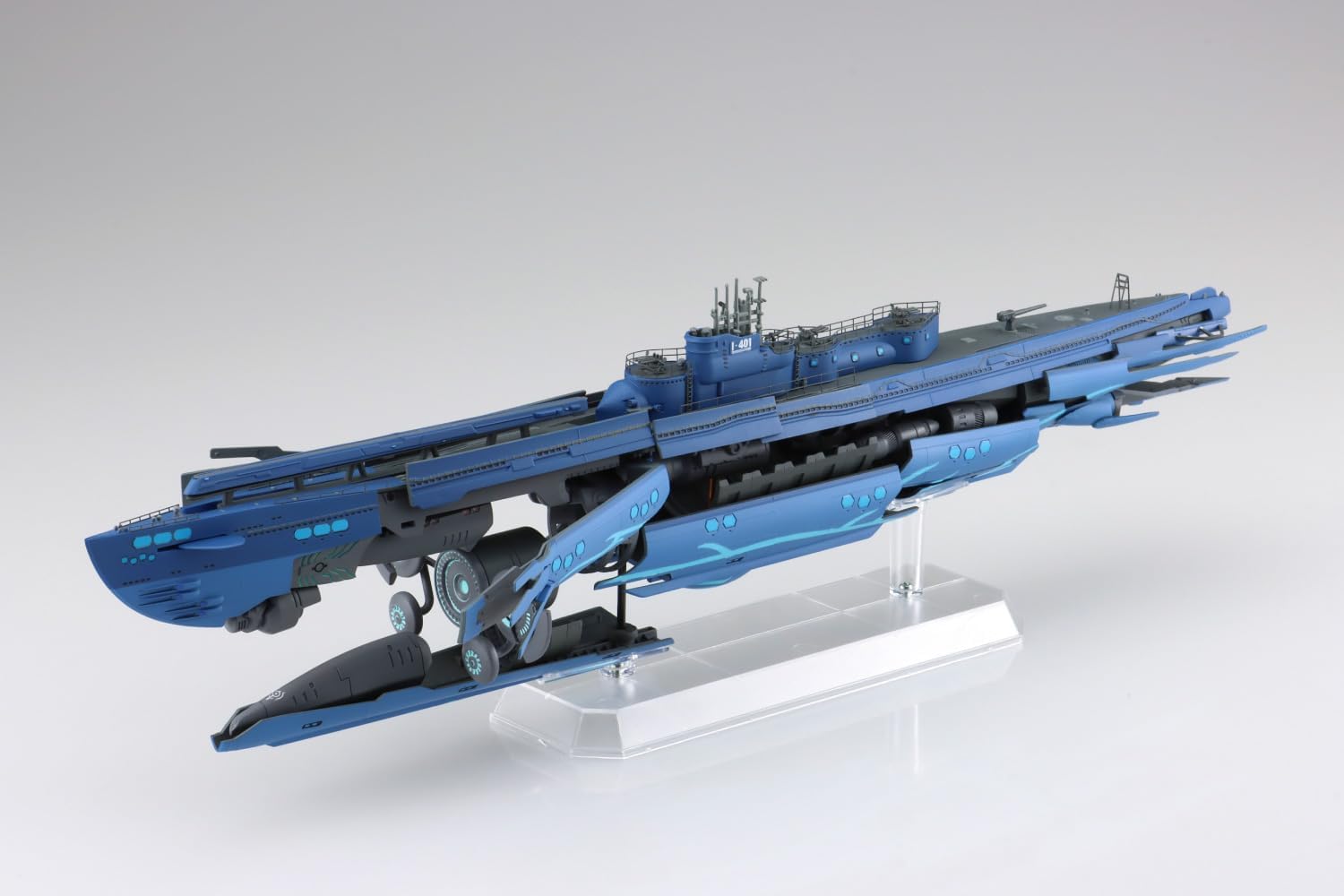 Aoshima 1/350 Arpeggio of Blue Steel - Ars Nova Blue Steel Submarine I-401 - BanzaiHobby