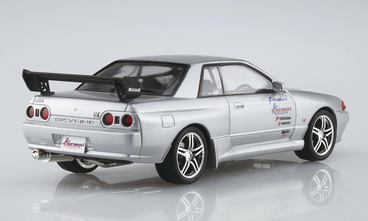 Aoshima 1/24 The Tuned Car No.76 HKS Kansai BNR32 Skyline GT-R 1990 (Nissan) - BanzaiHobby
